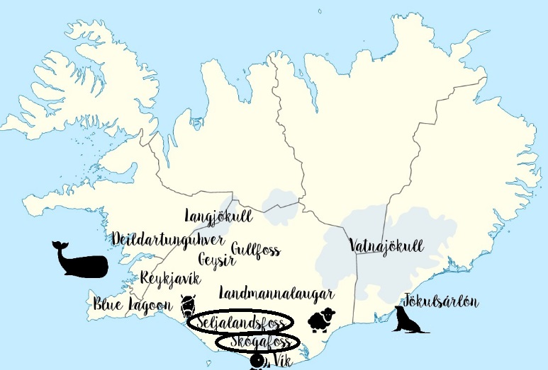 Cascadas Skogafoss & Seljalandfoss en Islandia
