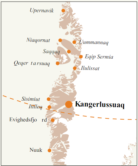 Turismo en Kangerlussuaq, Groenlandia